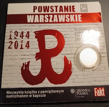 Numizmat Powstanie Warszawskie 70 lat 