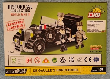 Klocki COBI 2260 - De Gaulle's Horch 830 BL - LE