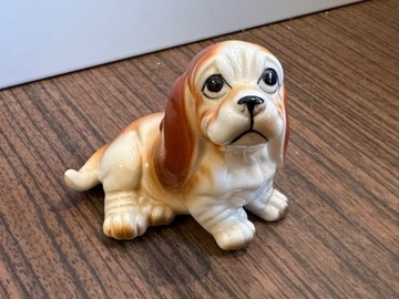 Pies figurka porcelanowa 