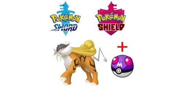 Pokemon Sword/Shield Shiny Raikou + Master Ball