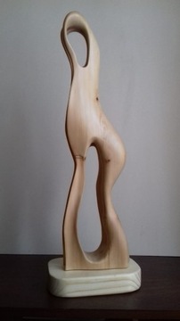 Rzeźba z drewna sosnowego " Proteus"