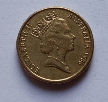 Moneta 1 dolar 1986 rok Australia. 