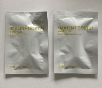 Malin+Goetz 2 samplers 0.75ml eau de parfum