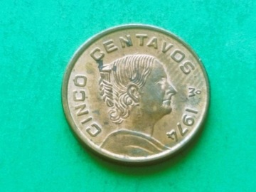 MEKSYK * 5 Centavos 1974 * 