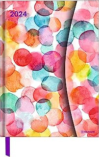 Watercolours 2024 16x22 Magneto Diary calendar