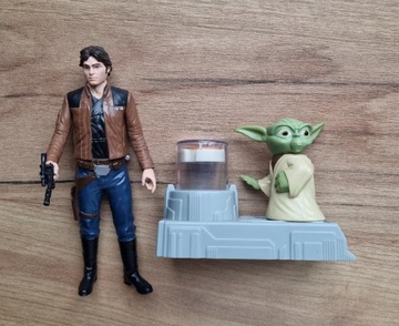 Figurki Han Solo Star Wars Hasbro i Yoda