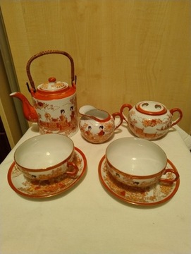 Porcelana Japoński zestaw do herbaty dla pary 
