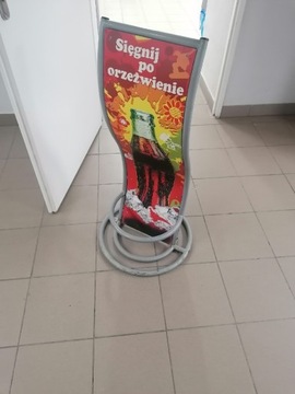 Potykacz stojak reklamowy metalowy 