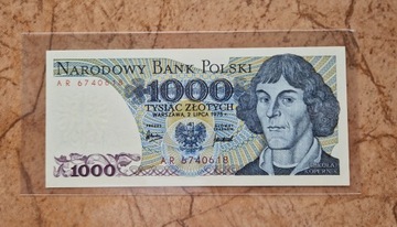 BANKNOT PRL 1000 ZŁ 1975 ROK 