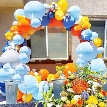 Girlanda balonowa, dekoracyjna, zestaw 120 szt.