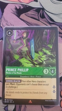 Disney Lorcana 4URS #088 Prince Phillip - Warden of the Woods