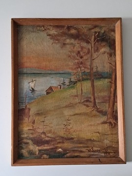 Wł. Surowiecki  obraz olejny na płótnie 1951 r.