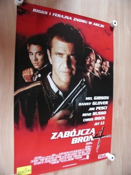 ZABÓJCZA BROŃ 4 Mel Gibson - Plakat Kinowy