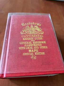 Bradshaw's Continental Railway Guide And General Handbook 1913 REPRINT