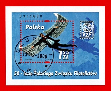 Polska 2000 kasowany blok numer katalogowy Fi 173