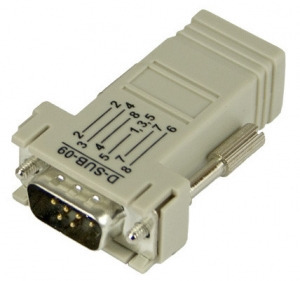 Przejściówka Kasa RS/UTP D-Sub9/RJ45