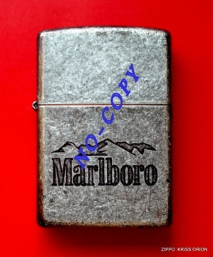 Zippo-Marlboro Mountains Collection Antique Silver