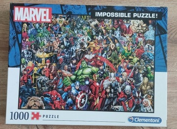 Clementoni, puzzle, Impossible! Marvel, 1000 el.
