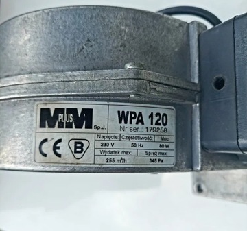 Dmuchawa wentylator WPA120