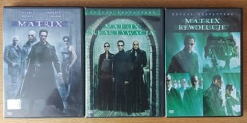 Matrix Trylogia DVD