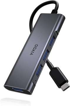 YIYOO 4-w-1 USB C HUB, stacja dokująca USB C 