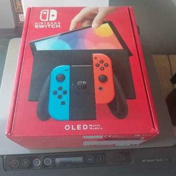 Nintendo Switch OLED 64GB + 256 GB + Gra Super Mario Wonder