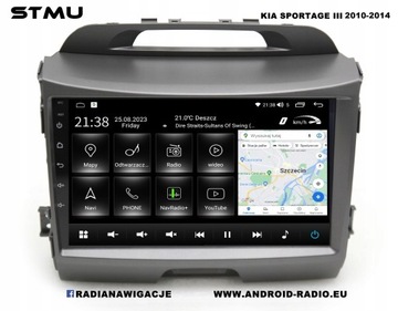 Radio android 9.1" KIA SPORTAGE III 10-14