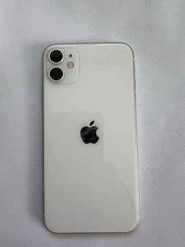 Telefon iPhone 11 64 GB biały 87% Kondycja baterii