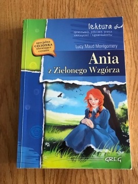 Książka ANIA Z ZIELONEGO  WZGÓRZA -L.M.MONTGOMERY