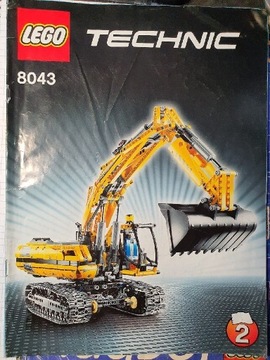 Lego technic 8043 instrukcja książka manual cz. 2 