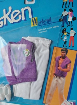 ubranko dla lalki barbie KEN FASHION WEEKEND 1988