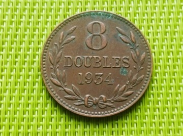 GUERNSEY 1934 - 8 Dobles Y8 