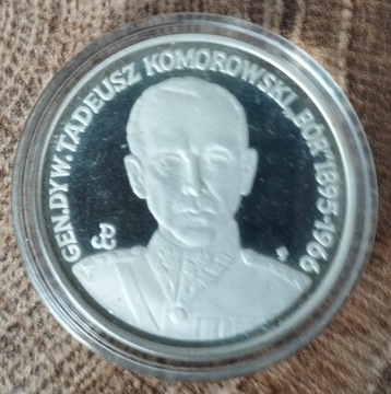 200 000 ZŁ GEN. TADEUSZ KOMOROWSKI - BÓR 1990 r.