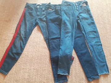 Spodnie  3x Jeans romiary M stan Bardzo Dobry 