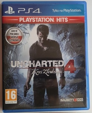 Uncharted 4 Kres Złodzieja PL PS4 PS5