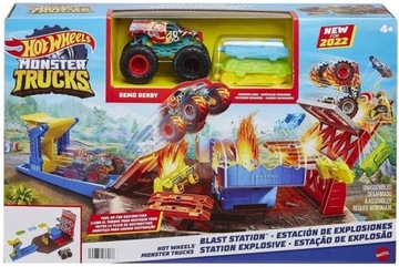 Tor Hot Wheels Monster Trucks Demolka na stacji HF