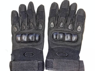 Rękawiczki czarne taktyczne bojowe motocyklowe row