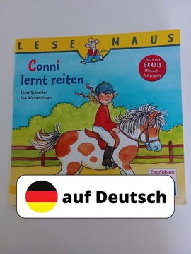 Conni lernt reiten książeczka dla dzieci niemiecki