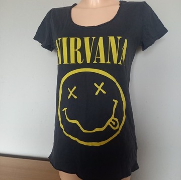 koszulka szara nirvana xl  