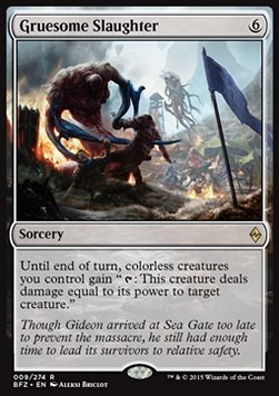 Gruesome Slaughter BFZ - MTG