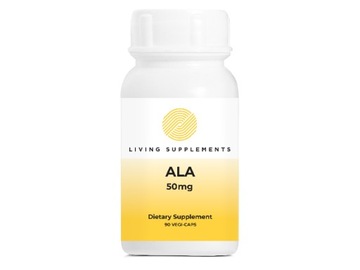 ALA kwas alfa-liponowy 50mg 90szt Living Supplemen