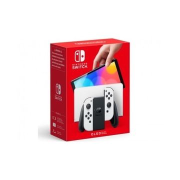 Konsola Nintendo Switch OLED biały + 40 gier 