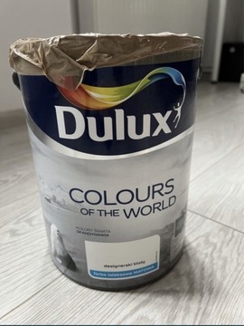 3x Farba dulux 5l designerski biały 