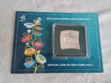 Srebrna moneta 20 zł 2012 euro Polska - Ukraina