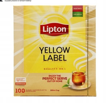 Herbata czarna ekspresowa Lipton 200 g