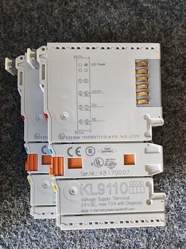 Beckhoff KL9110 i inne moduły