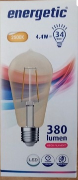 Zarówka LED energetic 4,4 W  380 lumen z Żarnikiem