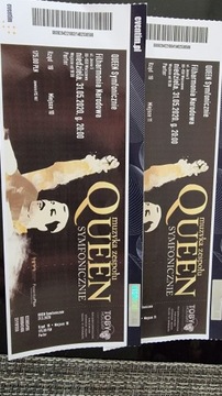 QUEEN WARSZAWA KONCERT 5.06 2 bilety 