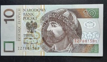 Banknot 10 zł 1994 rok seria IZ