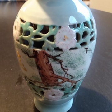 Ceramiczny wazon PRL